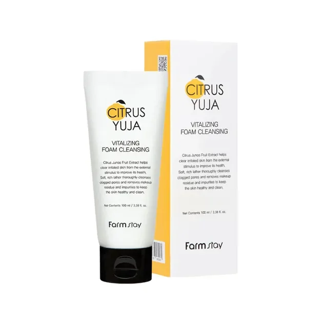 Farmstay Citrus Yuja Vitalizing Foam Cleansing