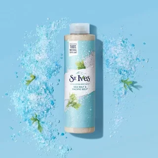 Sea Salt & Pacific Kelp exfoliator body wash St.Ives