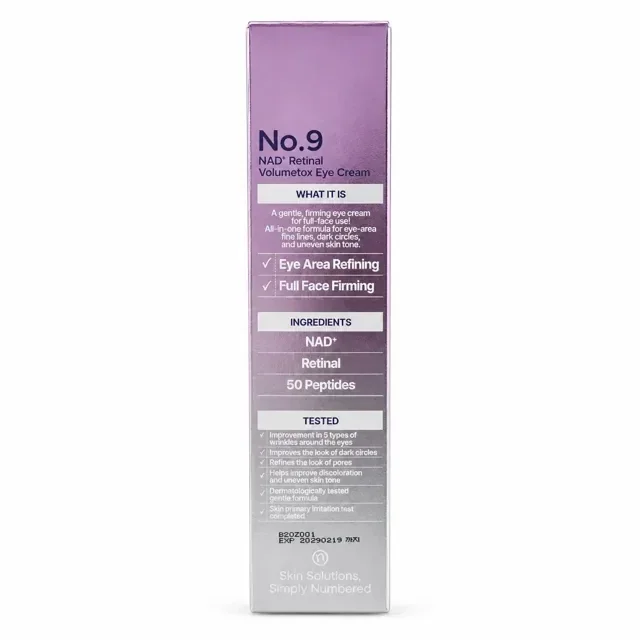 کرم دور چشم نامبوزین شماره 9 مدل NAD+ Retinal حجم 20 میلیلیتر کره جنوبی