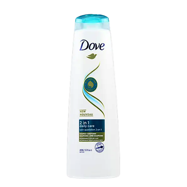 شامپو نرم کننده 2 در 1 داو مدل daily care حجم 400ml